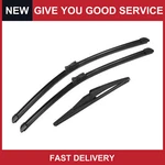Pack Of 3 For Jeep Renegade Front Rear Windshield Wiper Blade Set 22" 20" 11". Fixed Price $17.65.