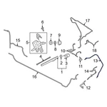 For Ford Expedition 2018-2024 Jl1z17a605n Rear Liftgate Washer Hose. Fixed Price $32.67.