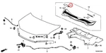 New Genuine Honda Wiper Cowl Trim Cover Lid Right Oe 74215tg7a01. Fixed Price $21.35.