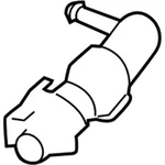 Genuine Bmw High-pressure Nozzle, Left 61-67-7-377-667 New. Fixed Price $113.90.