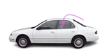 Fits: 1993-1997 Nissan Altima 4dr Sedan Driver Side Rear Left Door Window Glass. Fixed Price $129.95.