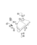 Genuine Mopar Windshield Washer Reservoir 68314550aa. Fixed Price $118.56.